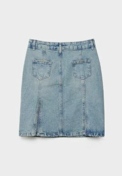Stradivarius Godet - Jupe Trapèze - Dirty Denim -Stradivarius Soldes f912badb75454a06af5e511172e16415