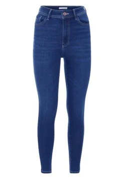 Mit Hoher Taille - Jeans Skinny - Denim Brut -Stradivarius Soldes f9a00b7118eb4041b13f353b3eb9fda6