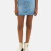 TOM TAILOR Denim Jupe Trapèze - Light Stone Bright Blue Denim