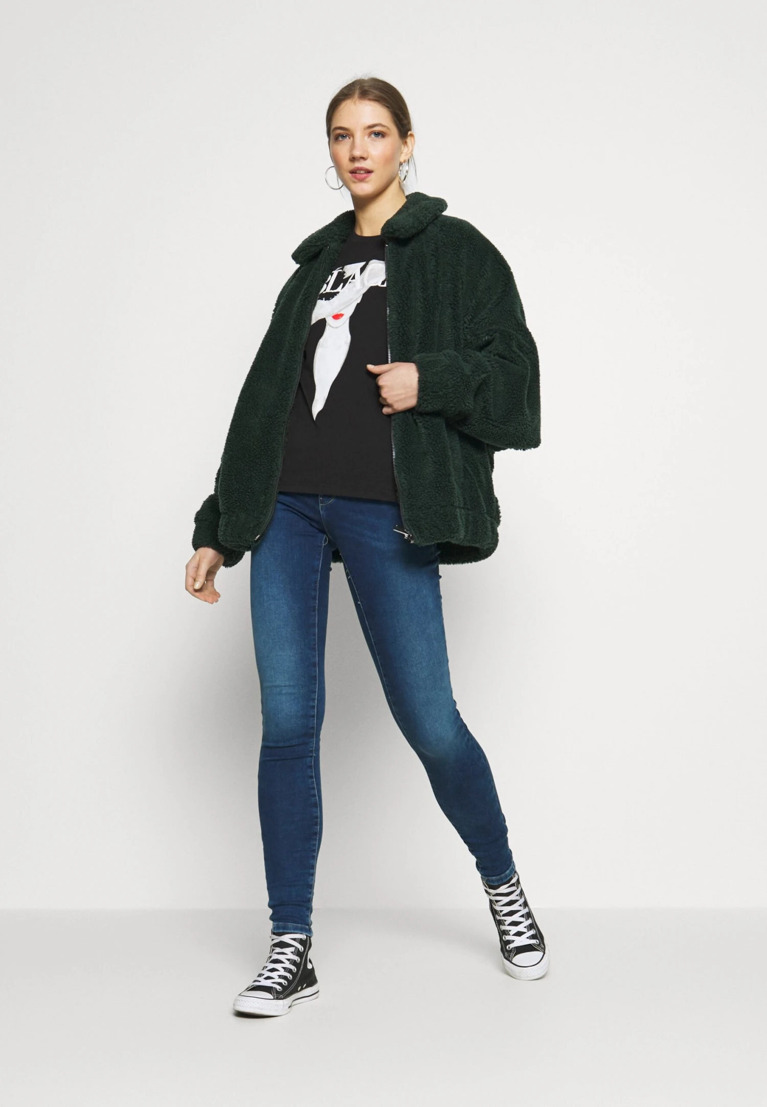 ONLY Onlcarmen Jog - Jeans Skinny - Dark Blue Denim 4 ONLY Onlcarmen Jog - Jeans Skinny - Dark Blue Denim – Image 2