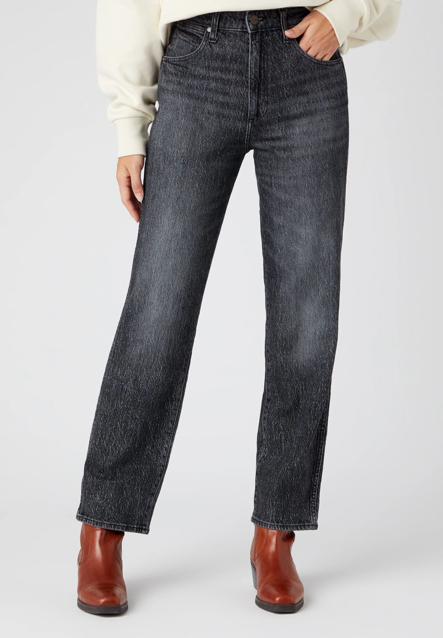 Wrangler Wild West - Jean Droit - Granite 3 Wrangler Wild West - Jean Droit - Granite