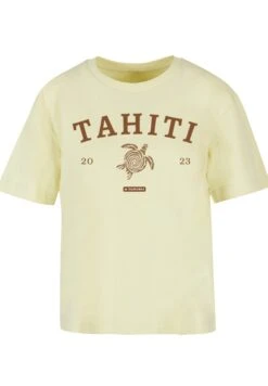 F4NT4STIC Tahiti - T-Shirt Imprimé - Softyellow -Stradivarius Soldes fd603dea283f450f867e34632d98e984