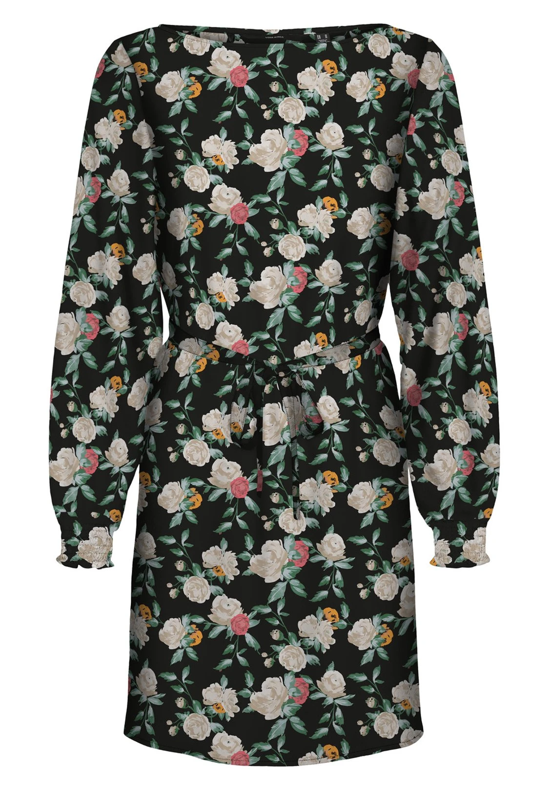 Vero Moda Vmnya Catch Smock Short Dress - Robe De Jour - Black/Neel 3 Vero Moda Vmnya Catch Smock Short Dress - Robe De Jour - Black/Neel