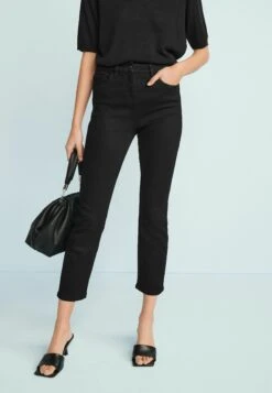 Next Cropped - Jean Droit - Black