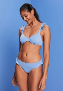 ESPRIT Balian Par Mini With Side Frills - Bas De Bikini - Light Blue Lavender -Stradivarius Soldes ffe939383daa45088b914be3e615f398
